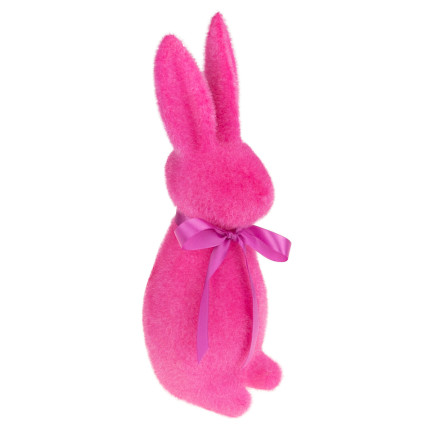 TG70520-5 Hase aus Velours, Osterhase, beflockter Hase, Dekoration für ein 47cm-Kostüm