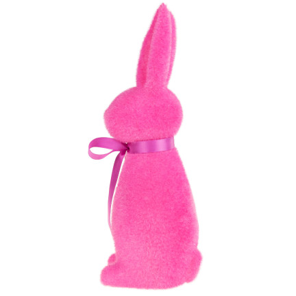TG70520-5 Hase aus Velours, Osterhase, beflockter Hase, Dekoration für ein 47cm-Kostüm