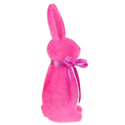 TG70520-5 Hase aus Velours, Osterhase, beflockter Hase, Dekoration für ein 47cm-Kostüm
