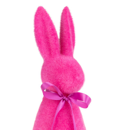 TG70520-5 Hase aus Velours, Osterhase, beflockter Hase, Dekoration für ein 47cm-Kostüm