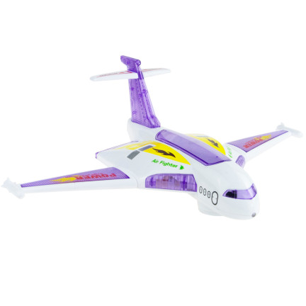 TG71057 – interaktives, fahrendes Flugzeug für Kinder mit LED-Beleuchtung und Sound