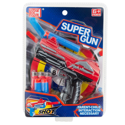 TG71062 N-Strike-Pfeilpistole mit N-Strike-Pfeilen, Pfeilwerfer, Schaumstoff, Saugnapf, Nerf