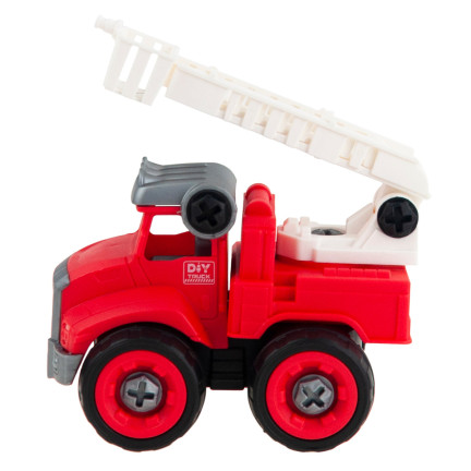 TG71069 Kleiner Feuerwehrmann – Set mit Feuerwehrfahrzeug, Spielzeugautos, Wagen und Zubehör (Helm) – 4-in-1