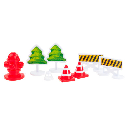 TG71069 Kleiner Feuerwehrmann – Set mit Feuerwehrfahrzeug, Spielzeugautos, Wagen und Zubehör (Helm) – 4-in-1