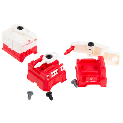 TG71069 Kleiner Feuerwehrmann – Set mit Feuerwehrfahrzeug, Spielzeugautos, Wagen und Zubehör (Helm) – 4-in-1