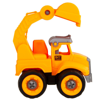 TG71070 BAUFAHRZEUGE BAGGER KRAN MULDENKIPPER BETONMISCHER-SET