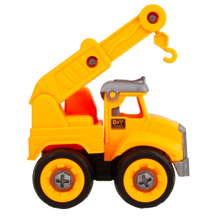 TG71070 BAUFAHRZEUGE BAGGER KRAN MULDENKIPPER BETONMISCHER-SET