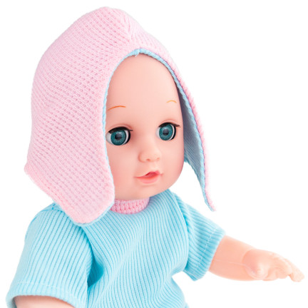 TG71071 Babypuppe, Wiege, Puppenbett, Puppen-Set, Zubehör, Geräusche, Weinen