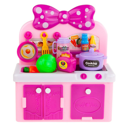 TG71072 Kinderküche mit Spüle, Kochfeld, Topf und Küchenzubehör