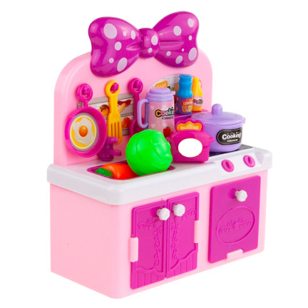 TG71072 Kinderküche mit Spüle, Kochfeld, Topf und Küchenzubehör