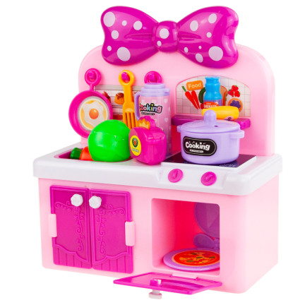 TG71072 Kinderküche mit Spüle, Kochfeld, Topf und Küchenzubehör