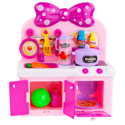 TG71072 Kinderküche mit Spüle, Kochfeld, Topf und Küchenzubehör
