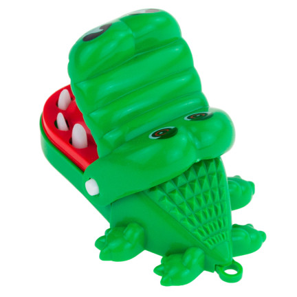 TG71075 MINI-SPIEL KROKODIL KAIMAN KRANK ZU ZAHNEN BEIM ZAHNARZT GESCHENK GRIFF