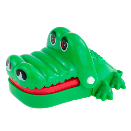 TG71075 MINI-SPIEL KROKODIL KAIMAN KRANK ZU ZAHNEN BEIM ZAHNARZT GESCHENK GRIFF
