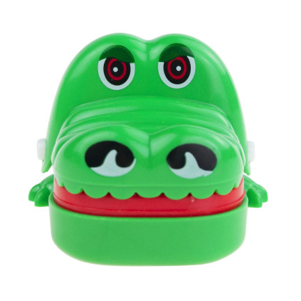 TG71075 MINI-SPIEL KROKODIL KAIMAN KRANK ZU ZAHNEN BEIM ZAHNARZT GESCHENK GRIFF