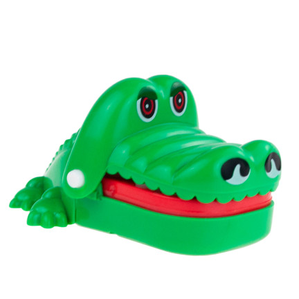 TG71075 MINI-SPIEL KROKODIL KAIMAN KRANK ZU ZAHNEN BEIM ZAHNARZT GESCHENK GRIFF