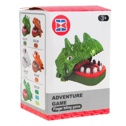 TG71075 MINI-SPIEL KROKODIL KAIMAN KRANK ZU ZAHNEN BEIM ZAHNARZT GESCHENK GRIFF