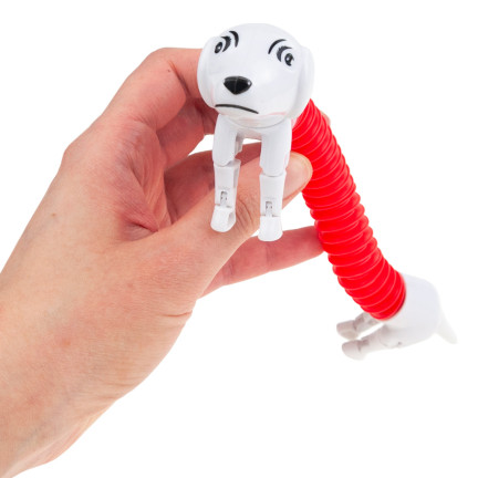 TG71095 DACKEL HUND STRETCHING HUND ANTI-STRESS ERHEBEND POP TUBE STRETCH SPIELZEUG FRÜHLING