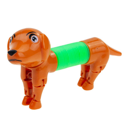 TG71095 DACKEL HUND STRETCHING HUND ANTI-STRESS ERHEBEND POP TUBE STRETCH SPIELZEUG FRÜHLING