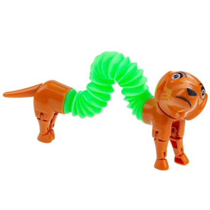 TG71095 DACKEL HUND STRETCHING HUND ANTI-STRESS ERHEBEND POP TUBE STRETCH SPIELZEUG FRÜHLING
