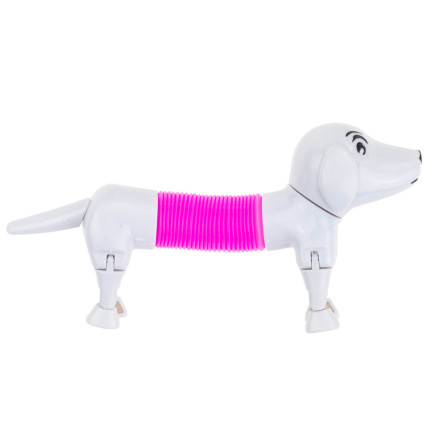 TG71095 DACKEL HUND STRETCHING HUND ANTI-STRESS ERHEBEND POP TUBE STRETCH SPIELZEUG FRÜHLING
