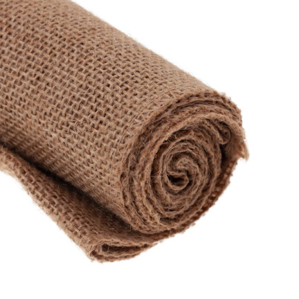 TG71114 DICKES JUTE GEWEBE TREADLE JUTE LEINWAND JUTE NATURBAND IN ROLLE