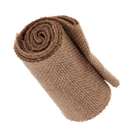 TG71114 DICKES JUTE GEWEBE TREADLE JUTE LEINWAND JUTE NATURBAND IN ROLLE