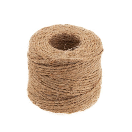 TG71118 JUTE SCHNUR JUTE DEKORATIVE NATÜRLICHE SCHNUR BRAUN 2MMX50M
