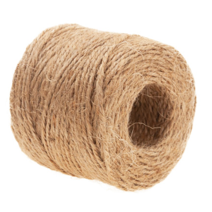 TG71118 JUTE SCHNUR JUTE DEKORATIVE NATÜRLICHE SCHNUR BRAUN 2MMX50M