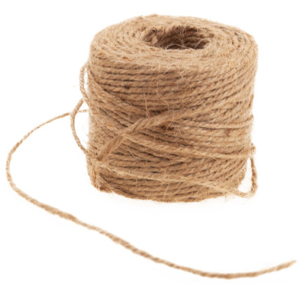 TG71118 JUTE SCHNUR JUTE DEKORATIVE NATÜRLICHE SCHNUR BRAUN 2MMX50M