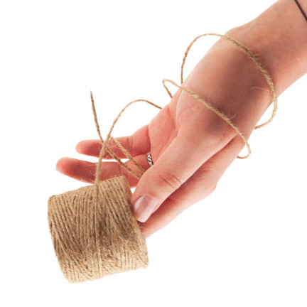 TG71118 JUTE SCHNUR JUTE DEKORATIVE NATÜRLICHE SCHNUR BRAUN 2MMX50M