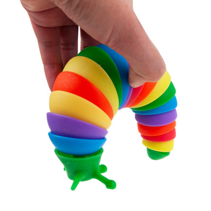 TG71182 ANTI-STRESS-RAUPENSCHNECKE SENSORISCH ANTI-STRESS-FINGERSCHNECKE