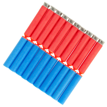 TG71192 20 Stück NERF Saugnapf-Sprengkappen nefra