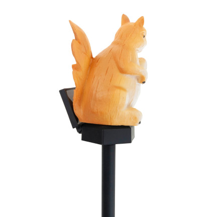 TG71282 SOLAR EICHHÖRNCHEN LAMPE ANGETRIEBEN GARTEN LICHT LED DÄMMERUNG SENSOR SOLAR