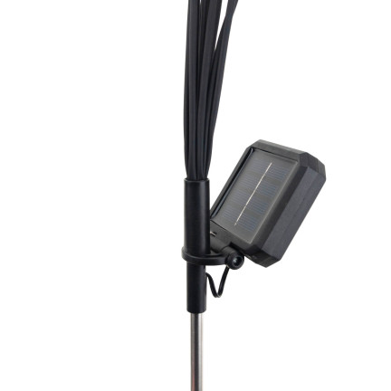 TG71287 SOLAR LAMPS SOLAR BALLS 10 led 2pc GARDEN STICKING STICKERS