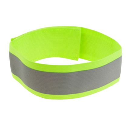 TG71299-1 GELB REFLEKTIERENDE ARMBINDE FÜR LAUFEN FAHRRAD ARM KLETTVERSCHLUSS