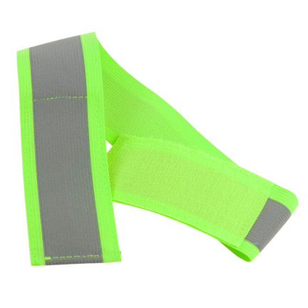 TG71299-1 GELB REFLEKTIERENDE ARMBINDE FÜR LAUFEN FAHRRAD ARM KLETTVERSCHLUSS