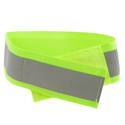 TG71299-1 GELB REFLEKTIERENDE ARMBINDE FÜR LAUFEN FAHRRAD ARM KLETTVERSCHLUSS