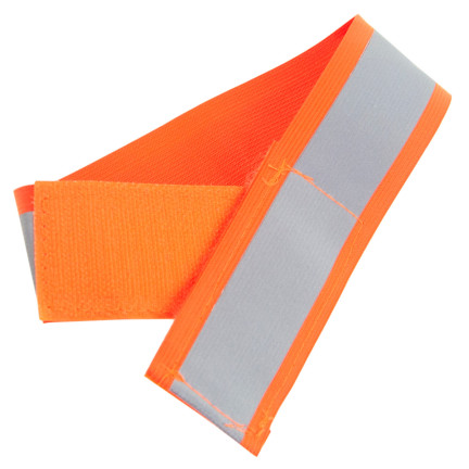 TG71299-2 ORANGE REFLEKTIERENDE ARMBINDE FÜR LAUFRAD ARM KLETTVERSCHLUSS