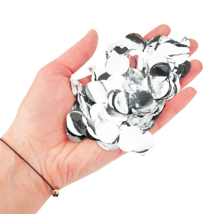 TG71314 KONFETTI SILBER SCHIESSEN ROHR FÜR HOCHZEIT VERLOBUNG JAHRESTAG HOCHZEIT EMPFANG