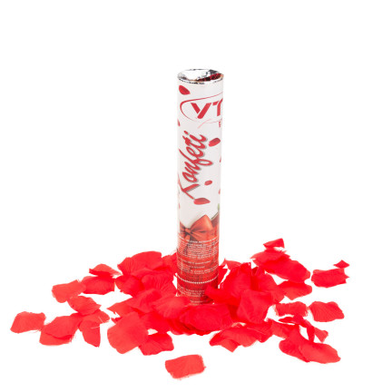 TG71326 KONFETTI ROSENBLÜTENBLÄTTER ROT SCHIESSEN ROHR FÜR HOCHZEIT VERLOBUNG VALENTINSTAG HOCHZEIT