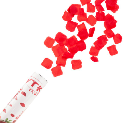 TG71326 KONFETTI ROSENBLÜTENBLÄTTER ROT SCHIESSEN ROHR FÜR HOCHZEIT VERLOBUNG VALENTINSTAG HOCHZEIT