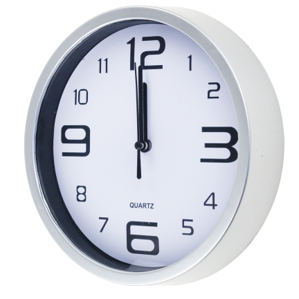 TG71354-2 WANDUHR LESBAR SEKUNDENZEIGER STILVOLL DICK FÜR WOHNZIMMER KÜCHE