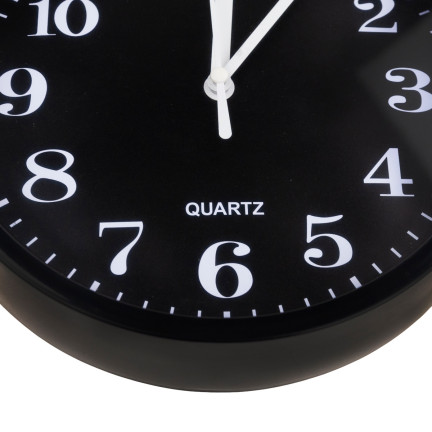 TG71355 SCHWARZE WANDUHR LESER STIL ABSCHNITT UHR