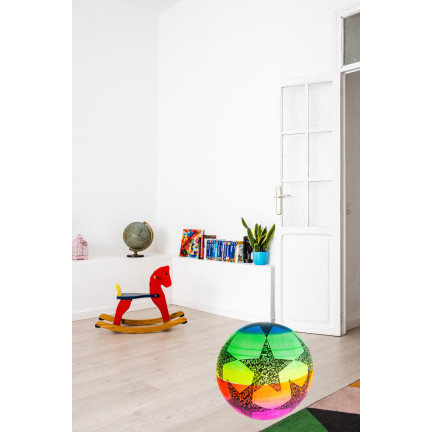 TG71357 GUMMIBALL BUNTE REGENBOGENSTERNE FÜR KINDER INDOOR OUTDOOR