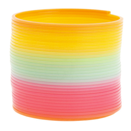 TG71360 Regenbogenfeder, magische Feder, bunte Spielzeugfeder, Magic Springs
