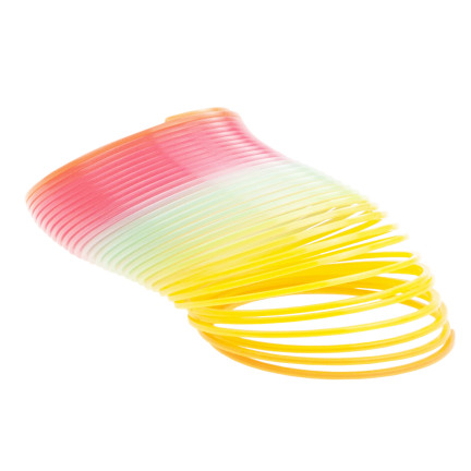 TG71360 Regenbogenfeder, magische Feder, bunte Spielzeugfeder, Magic Springs