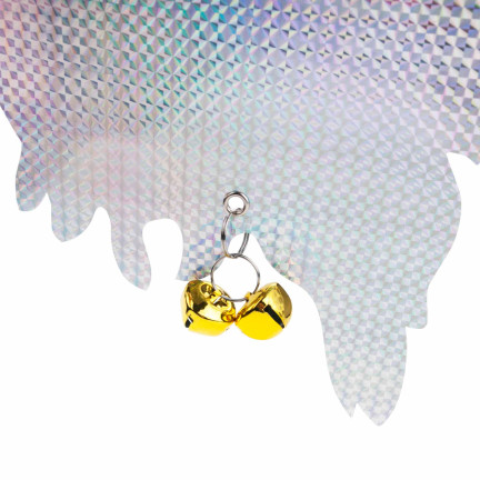 TG71383 Taubenabschreckung Vogelabschreckung reflektierende Eule sitzend HOLOGRAM RINGE