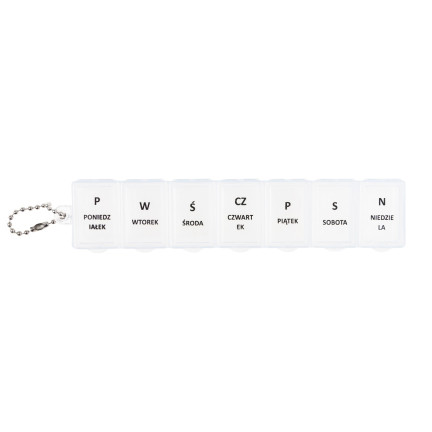 TG71404 MEDIKAMENTENKOFFER PILLENBOX ORGANIZER WÖCHENTLICH 7 TAGE DE