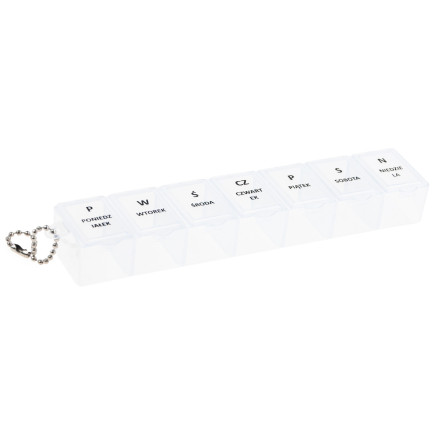 TG71404 MEDIKAMENTENKOFFER PILLENBOX ORGANIZER WÖCHENTLICH 7 TAGE DE